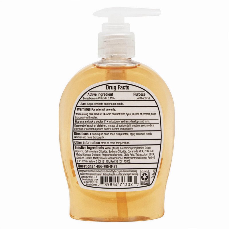 Highmark® Liquid Hand Soap, Clean Scent, 7.5 Oz, Orange, Case Of 6 Bottles