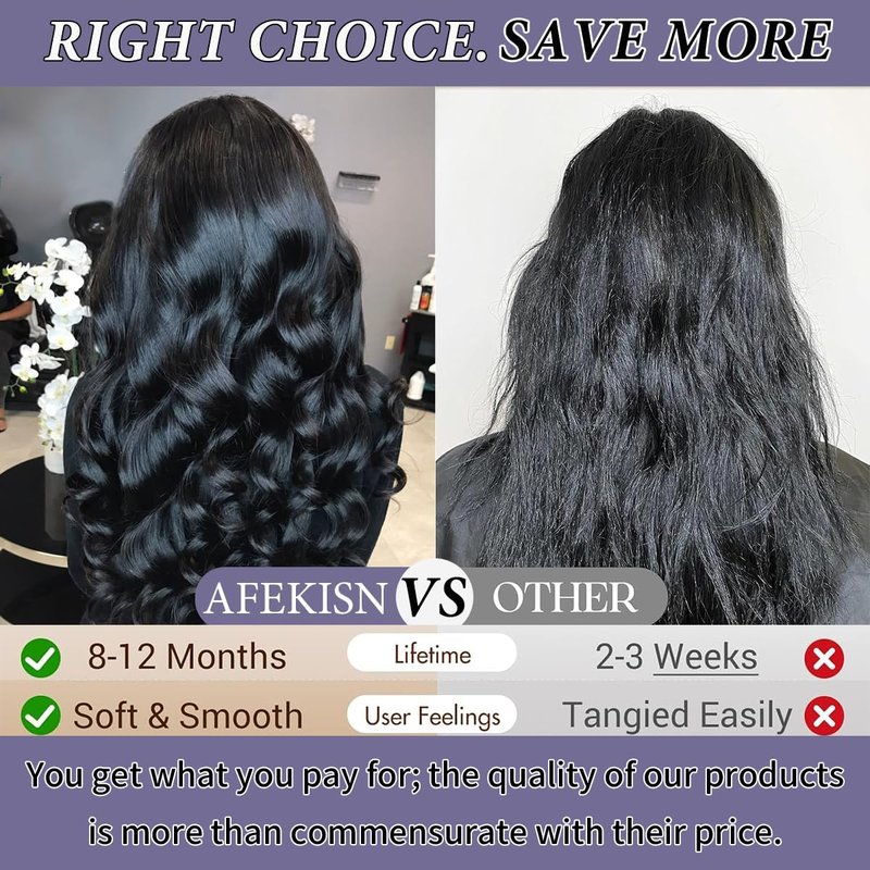 30 Inch Lace Front Wig - 13x6 Human Hair Body Wave, 200% Density, HD Transparent Lace | Tangle-Free, Natural Color