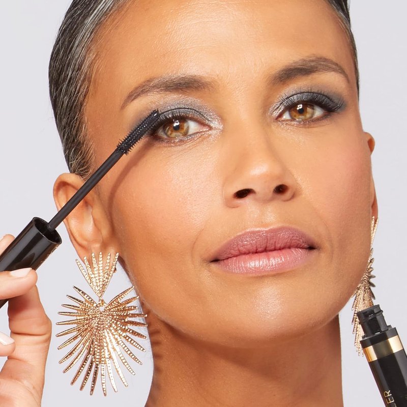 Laura Geller Kajal Longwear Mascara - Volumizing & Lengthening - Smudge-Proof Black Formula | Buildable, Flake-Proof Wear