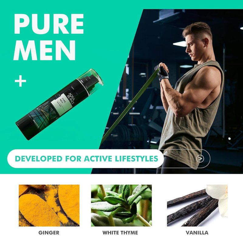 Aqua Blance Fragrance Mist - Body Spray for Men | Pack of 3, 3.4 Fl Oz Each
