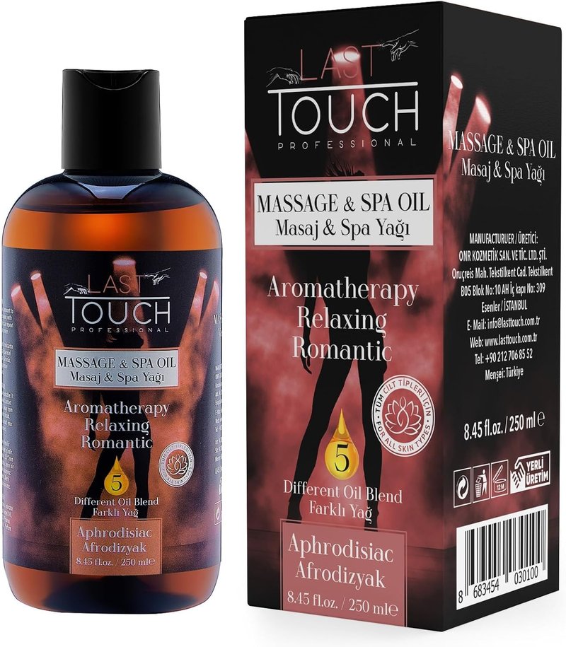 Aphrodisiac Massage Oil for Couples - Relaxing Aromatherapy Oil for Intimate Moments | 8.45 Fl Oz