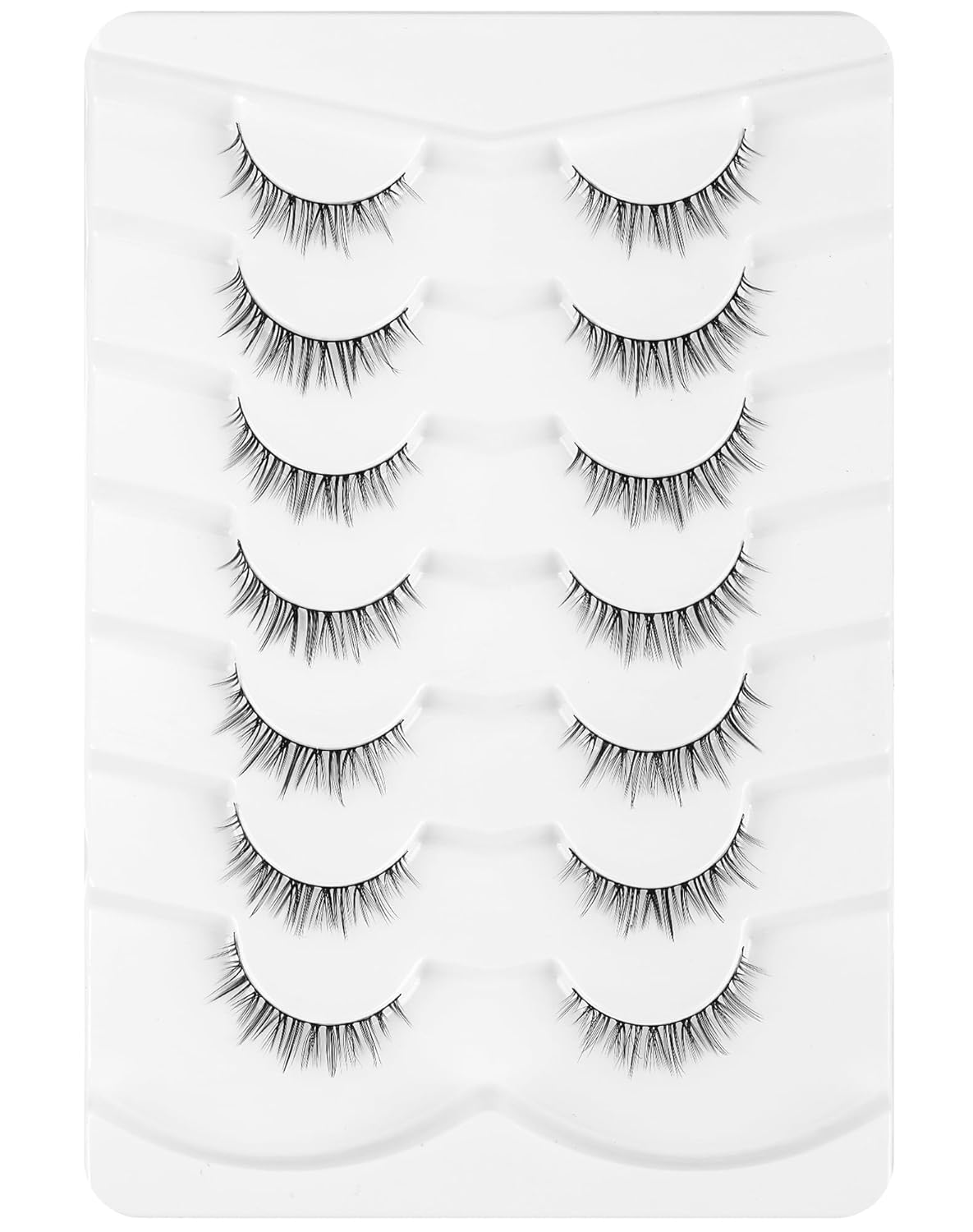 Skiennix Natural Eyelashes - Wispy Short Fake Lashes for a Natural Look | K17