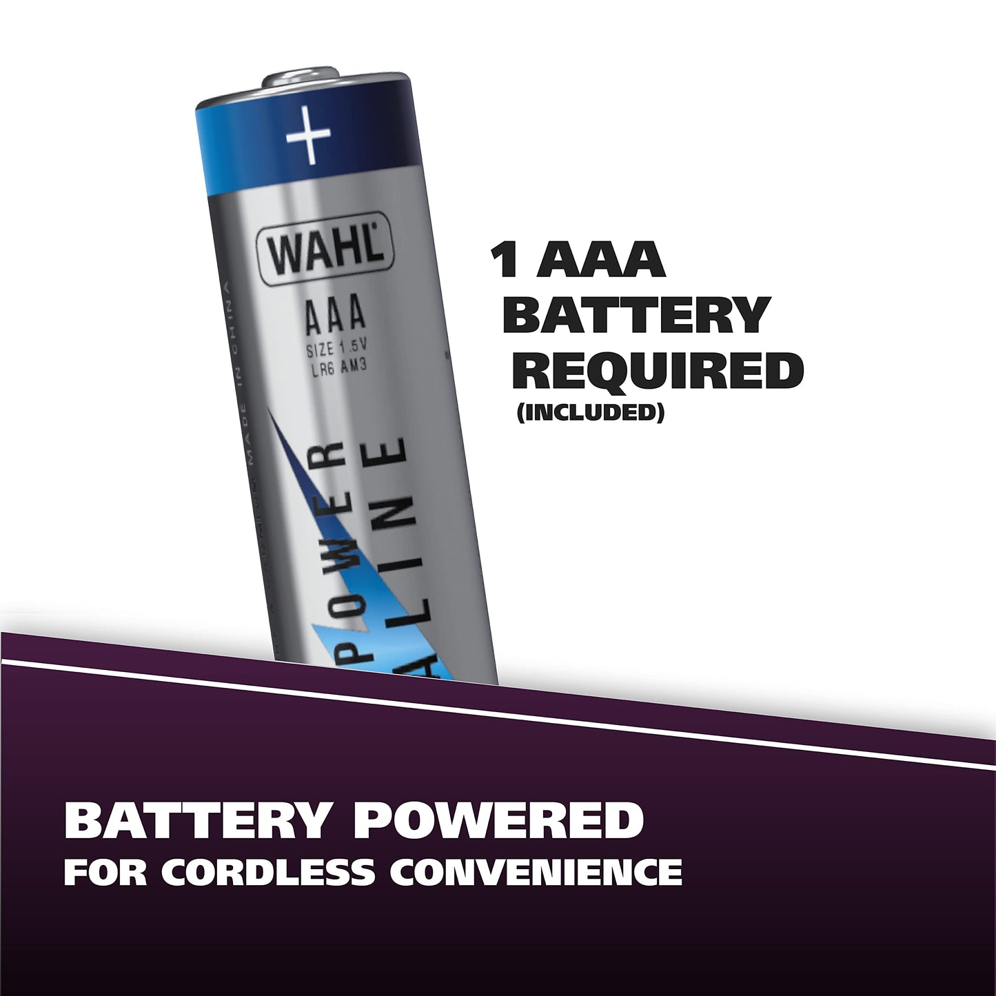 Wahl Clean & Confident Female Battery Pen Trimmer with Rinseable Blades for Hygienic Grooming & Easy Cleaning – for Eyebrows, Facial Hair, Bikini Lines, & Other Detailing – Model 5640-2701