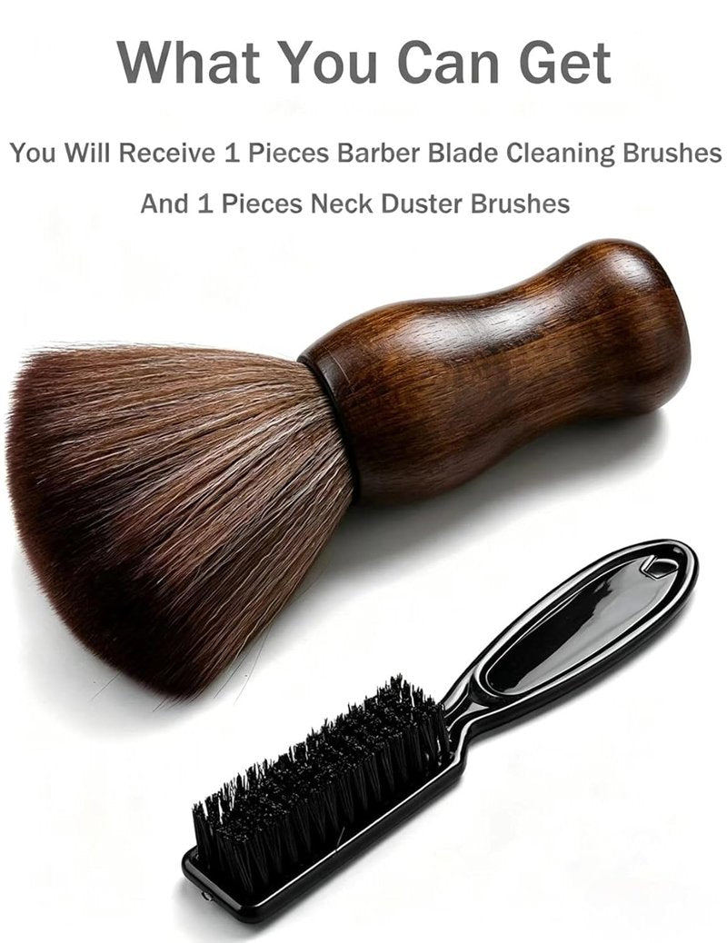 Barber Neck Duster Brush - Professional Hair Cutting Cleaning Tool | 3PCS Set for Barbers