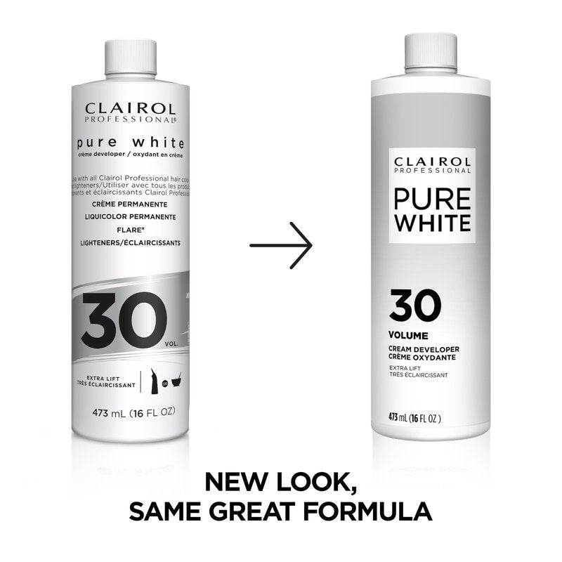 Clairol Professional Pure White 30 volume Crème Developer, 16 oz