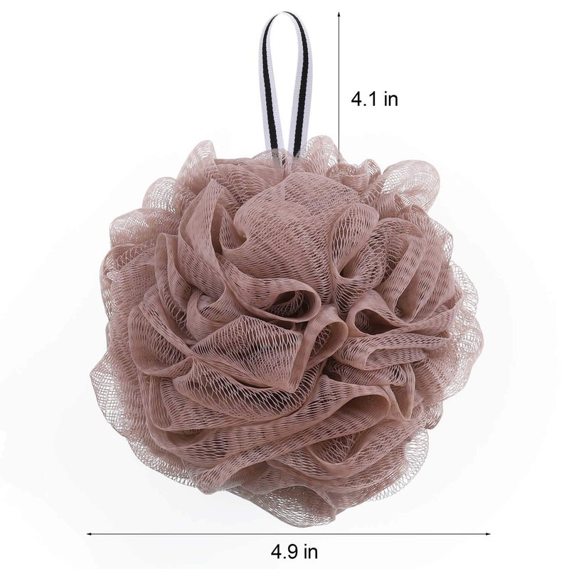 Bath Loofah Shower Sponge Pouf Body Scrubber Exfoliator Scrubber Ball (Set of 6)