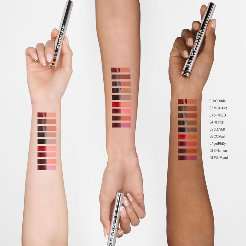 Sacheu Lip Liner - Long Lasting Waterproof Lip Tint with Hyaluronic Acid & Vitamin E | Transfer Proof Matte Finish, Vegan (HEY-zel)