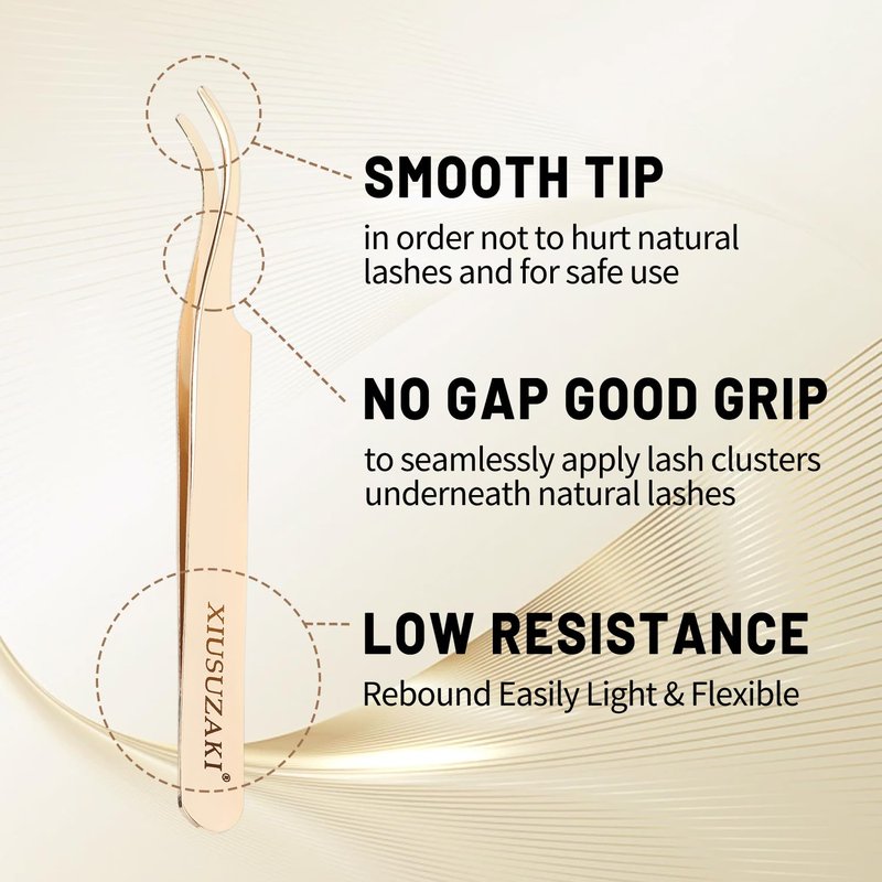 Skiennix Lash Extension Kit - 280pcs D Curl Cluster Lashes with Bond, Seal & Tweezers | 10-16mm Mixed