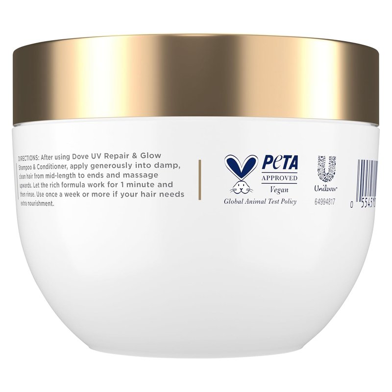 Dove Radical Recovery Hair Mask - 10-in-1 UV Repair & Glow Treatment | 9.2 oz with Melting Lumi-Beads