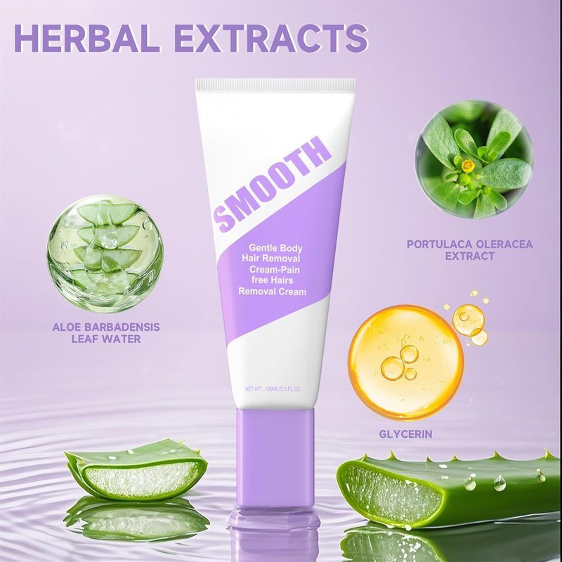 2PC phofaysmooth Hair Removal Cream for Sensitive Skin Women and Men –Fast-Acting,Dermatologist-Recommended with Aloe & Hyaluronic Acid for Arms,Legs,Chest,Pubic Area,Stomach,Bikini Line
