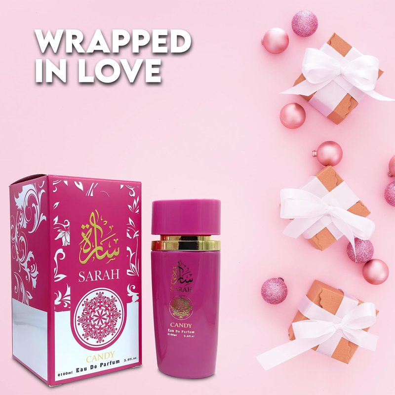 AFLUXE Sarah Candy Eau de Parfum for Women - 100ml Floral & Fruity Perfume with Lavender, Coconut, Vanilla & Pear, Long-Lasting Feminine Fragrance