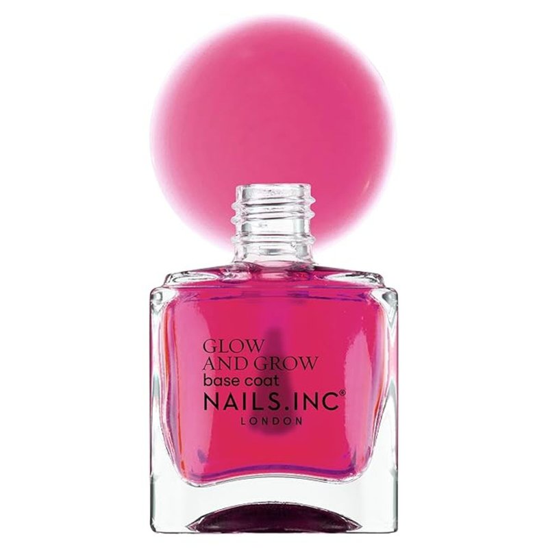 Nails Inc 45 Second Speedy Gloss, Sienna, Sheer Pink, Glow, No Chip, Long Lasting, Quick Dry, Air Dry, Professional Manicures & Pedicures, Fingernails & Toenails, Vegan Nail Polish, 0.47 Fl Oz