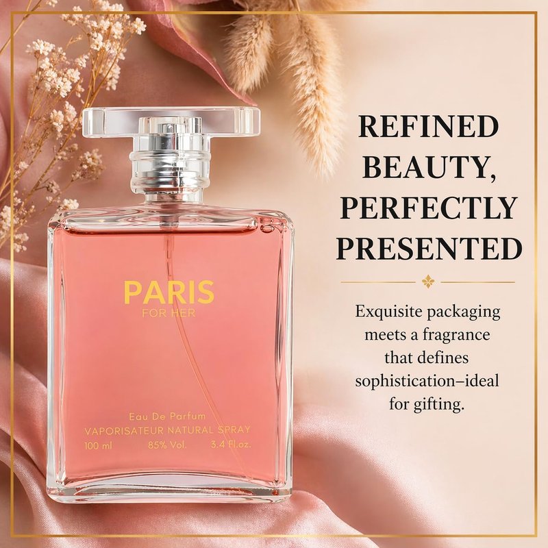 Sandora Fragrances Women's Perfume - Elegant Floral Eau De Parfum | Orange, Jasmine, Patchouli, Vanilla, 3.4 fl oz