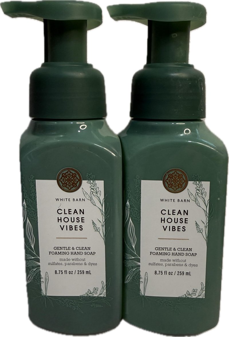 Bath and Body Works Clean House Vibes Gentle Foaming Hand Soap Pack of 2