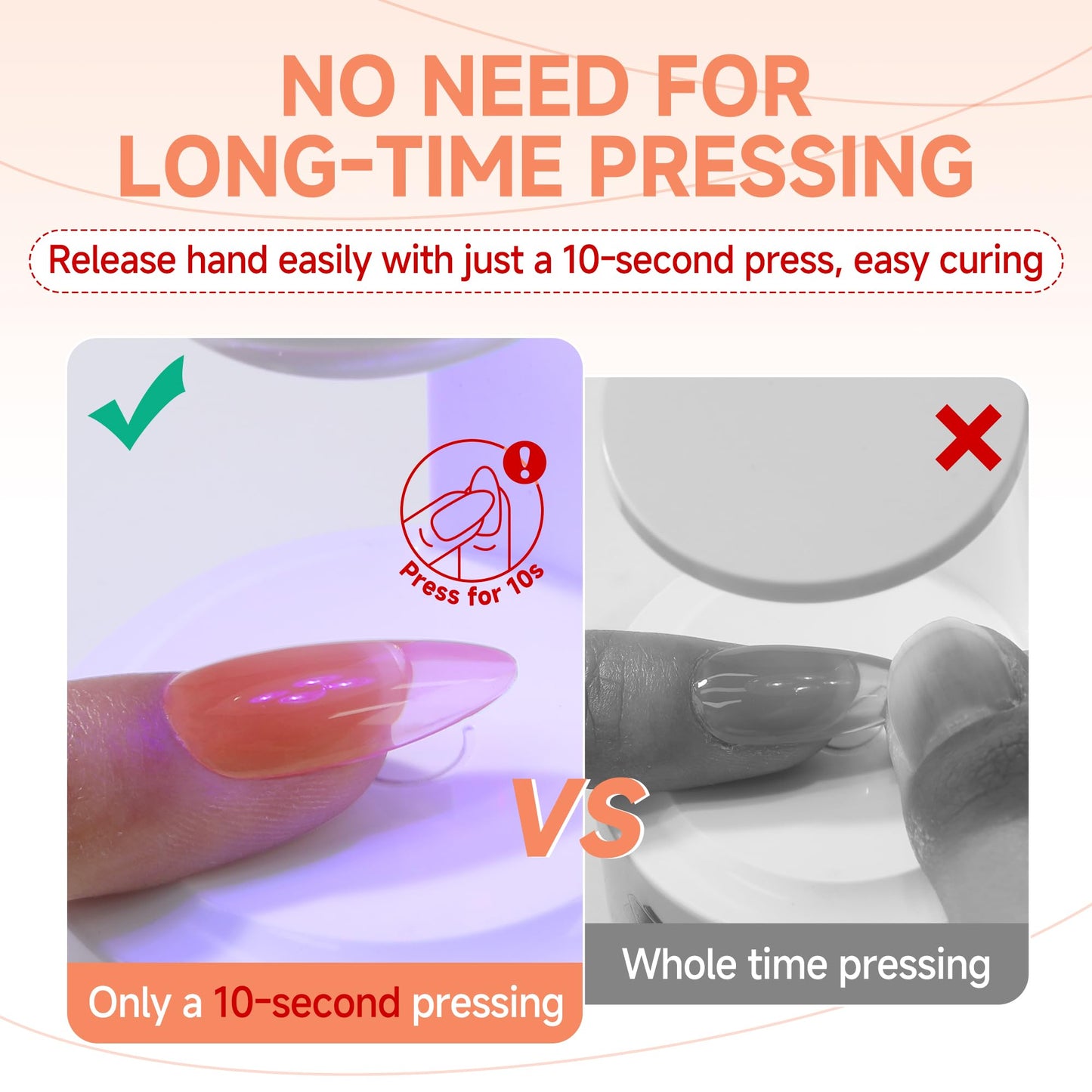 UNA GELLA Solid Gel Nail Glue Strong 15g*2pcs Set U V/LED Nail Glue Gel Lamp Required False Glue For Fake Acrylic Nails Tips Press Ons Extension DIY Salon