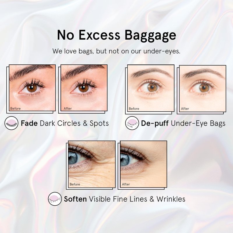 grace & stella Peptide Under Eye Patches with Niacinamide & Rice Extract - Firming Eye Masks for Dark Circles and Puffiness - Mothers Day Gift Bags - Vegan, Cruelty-Free (White, 24 Pairs)