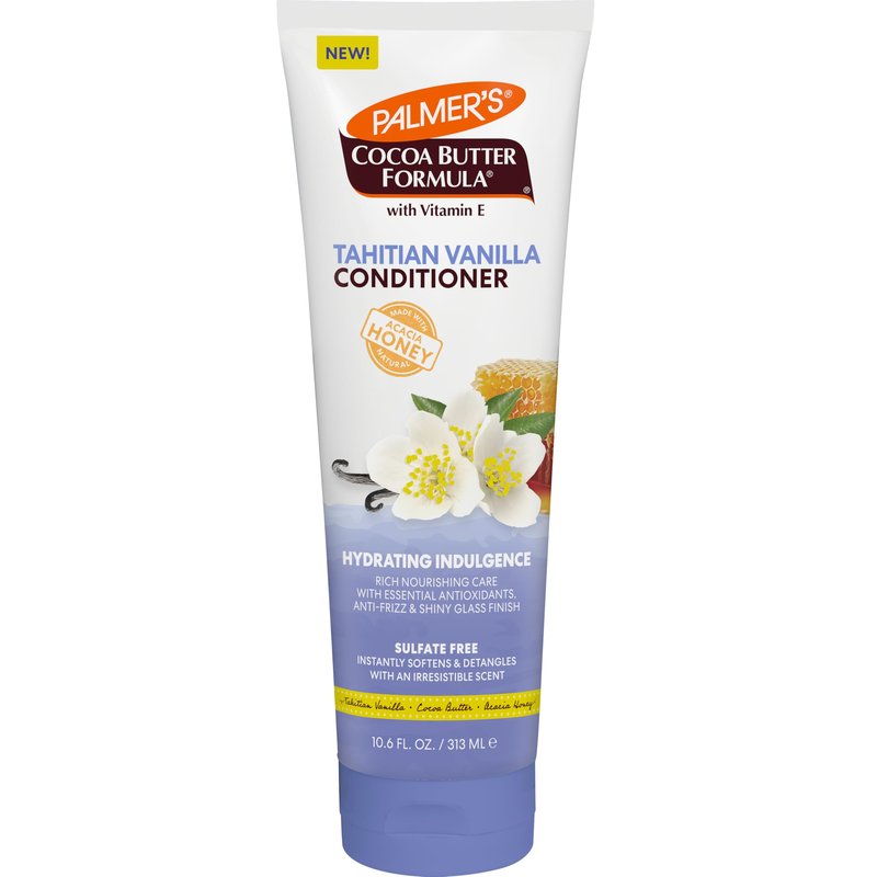 Palmer's Cocoa Butter Formula, Tahitian Vanilla Hair Conditioner, (10.6 Fl Oz), Hydrating & Moisturizing Detangler with Vitamin E & Acacia Honey for Shine, Smoothness & Frizz Control, All Hair Types