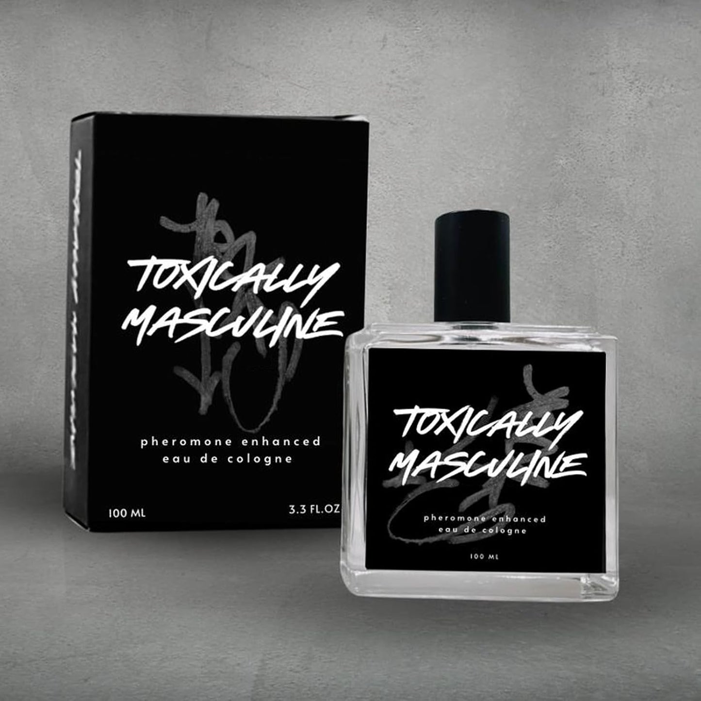 Toxically Masculine - Pheromone Infused Eau de Cologne (100 ml) Long Lasting Fragrance Bold Scent colognes men