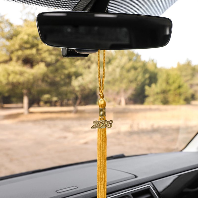 Graduation Tassel with Gold Date Drop - Single Color Design | Gold, 2026