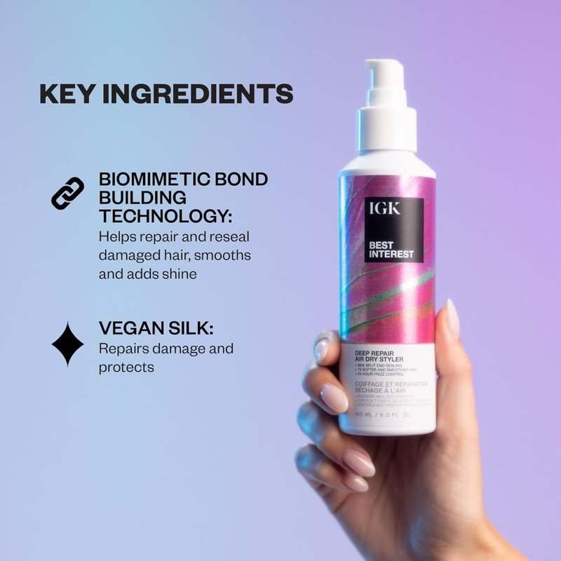 IGK Best Interest Deep Repair Air Dry Styler 150 ml / 5 oz