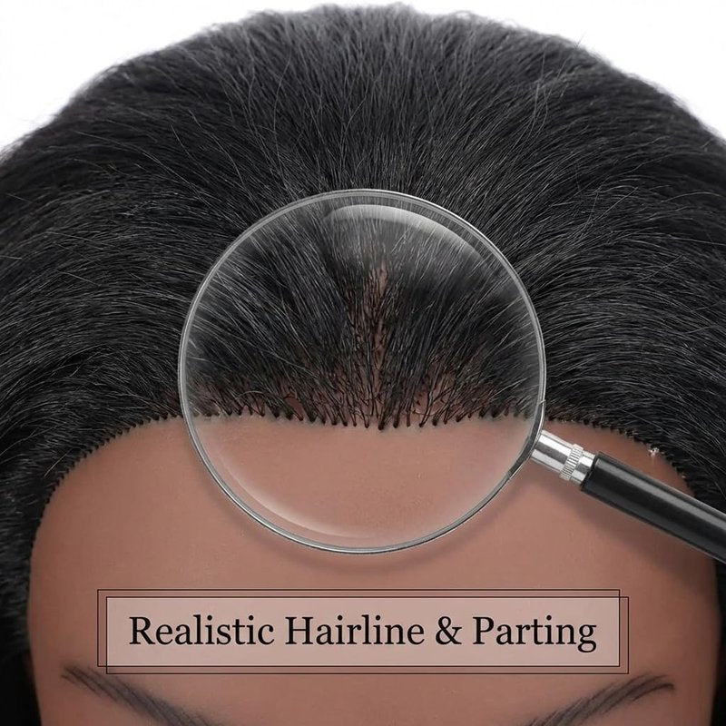 18 Inch 100% Real Hair Mannequin Head Training Head Manikin Cosmetology Doll Head for Hairdresser Practice Braiding Hair Styling with Clamp stand (18 -Inch)