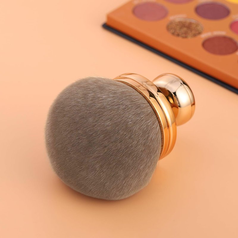 Extra Large Body Makeup Brush - Self Tanner Applicator | 66mm Wide Kabuki Brush for Bronzer & Tanning (Rose Gold)