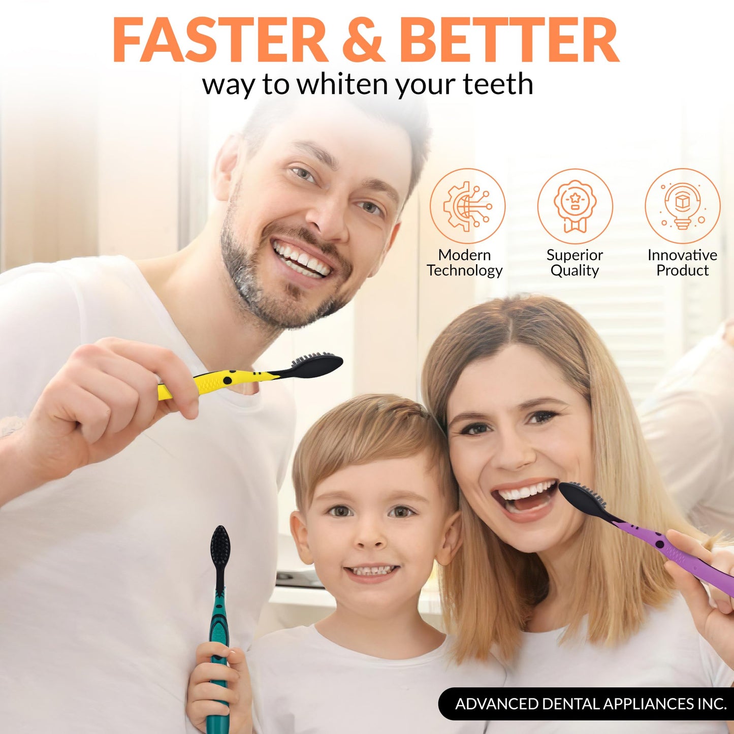 ROTATING BRUSH ADA Cavity Defense Activated Charcoal Toothbrush 5 Pack Ultra-Soft Flosspick Bristle for Sensitive Teeth & Gums, Aids in Teeth Whitening, Extra Soft, Easy Grip (5 Count)