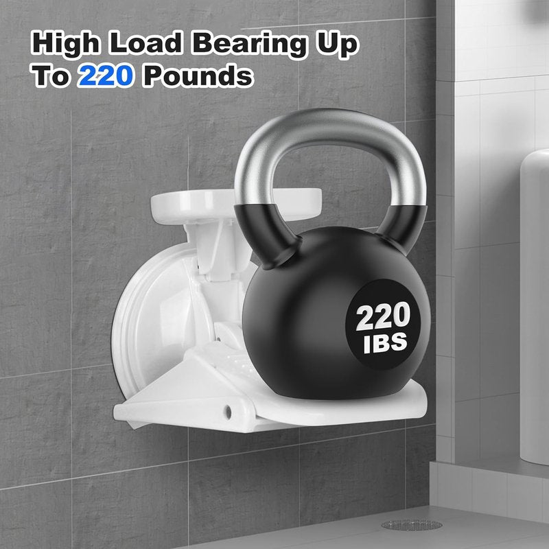 Shower Foot Rest Suction Cup,Shower Shaving Foot Rest with Powerful Suction Cup,Shower Leg Shaver Stand,Collapsible Suitable for Small Space