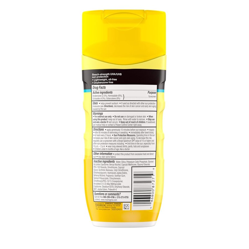 Neutrogena Sunscreen Lotion - Beach Defense SPF 30 | Oil-Free, Fast-Absorbing, 6.7 fl. oz