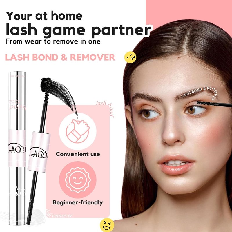 Lash Bond and Remover 2-in-1 | Waterproof Cluster Glue & Fast-Acting Residue-Free Formula