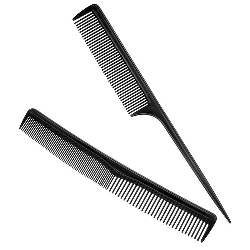 SATINIOR 6 Pcs Professional Salon Barber Capes Waterproof Hair Cutting Capes with Neck Duster and Combs Brush with Adjustable Snap Closure for Women Men Hair Stylist Salon Barbershop Hairdressing