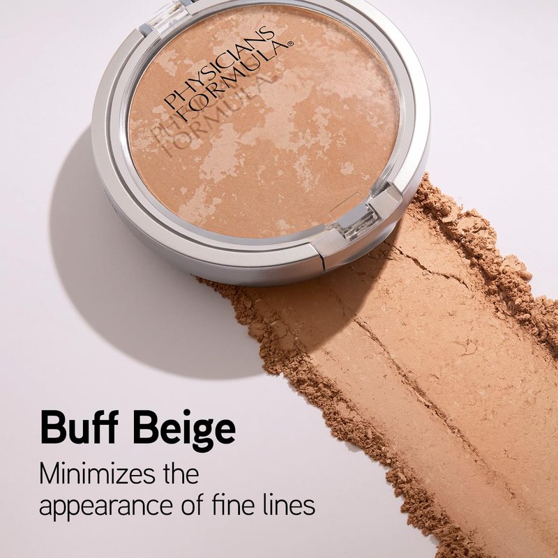 Physicians Formula Mineral Wear Face Powder - Talc-Free Light Coverage Makeup for Sensitive Skin | Buff Beige