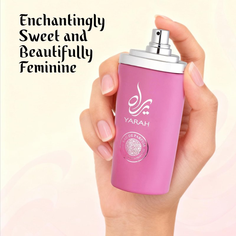 SAADAH Yarah Eau De Parfum for Women 4.0 Fl.oz, 120ml Oriental Vanilla Gourmand Perfume, Sweet Orchid Tangerine Tropical Fruits, Vanilla Musk Sandalwood, Long Lasting Powdery Luxury Fragrance