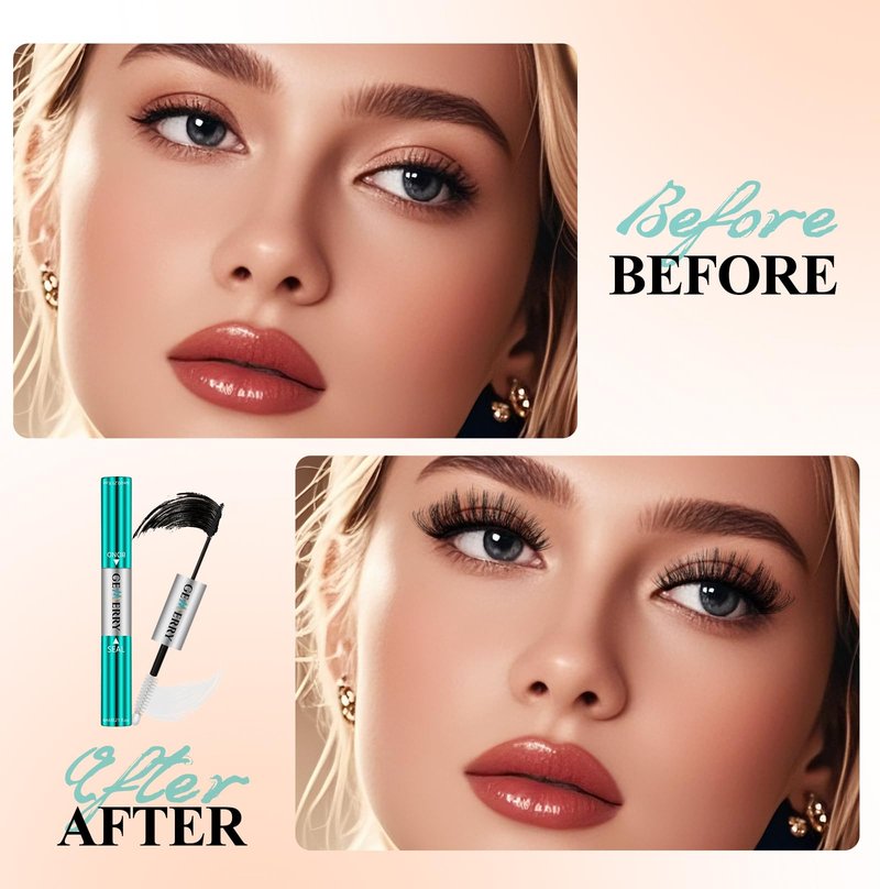 GEMERRY Lash Bond and Seal Waterproof 12ml Lash Cluster Glue for Eyelash Clusters Long Lasting for 72-96 Hours Eyelash Glue for Self Use at Home