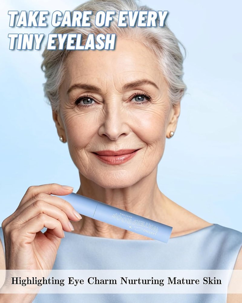 Regine Switzerland Black Mascara for Older Women | Volume, Length & Curling | Waterproof, Hypoallergenic Formula