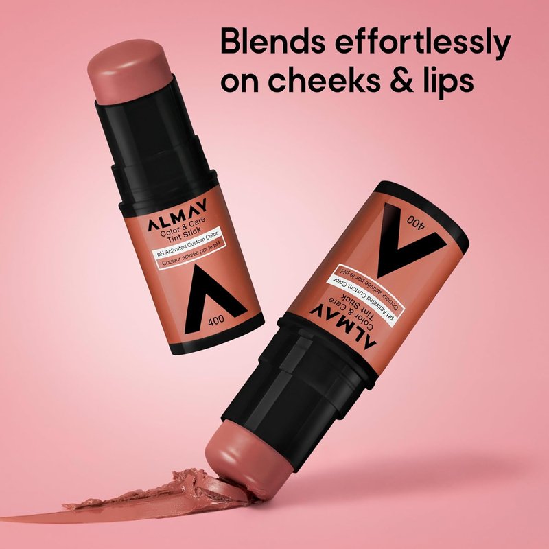 Almay Lip and Cheek Tint - Multi-Use Moisturizing Blush & Lip Color in Coral Flush, 0.25 oz