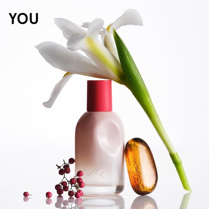 Glossier You Mini Wardrobe Fragrance Set - 4 Unisex Travel Size Eau de Parfum for Women & Men - Skin-Scent Enhancer Perfume Sampler, Smells Different on Everyone - You, Fleur, Doux, Rêve - 1.5ml Each