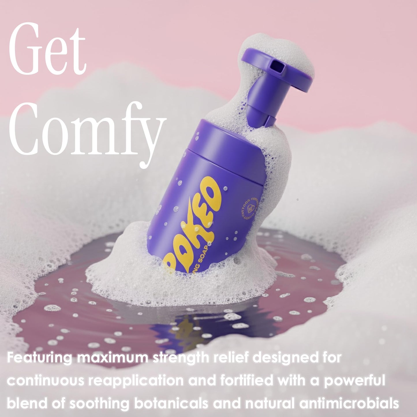 Poked Maximum Strength Comfort Enhancing Soap with Soothing Botanicals & Natural Skin Purifiers (6.7 Fl Oz)