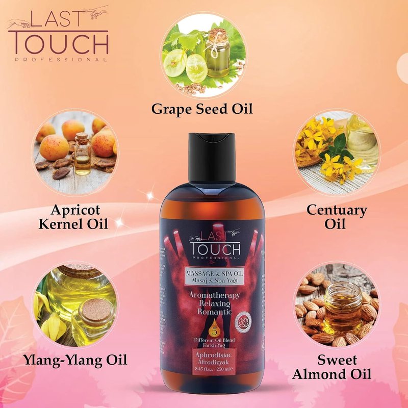 Aphrodisiac Massage Oil for Couples - Relaxing Aromatherapy Oil for Intimate Moments | 8.45 Fl Oz