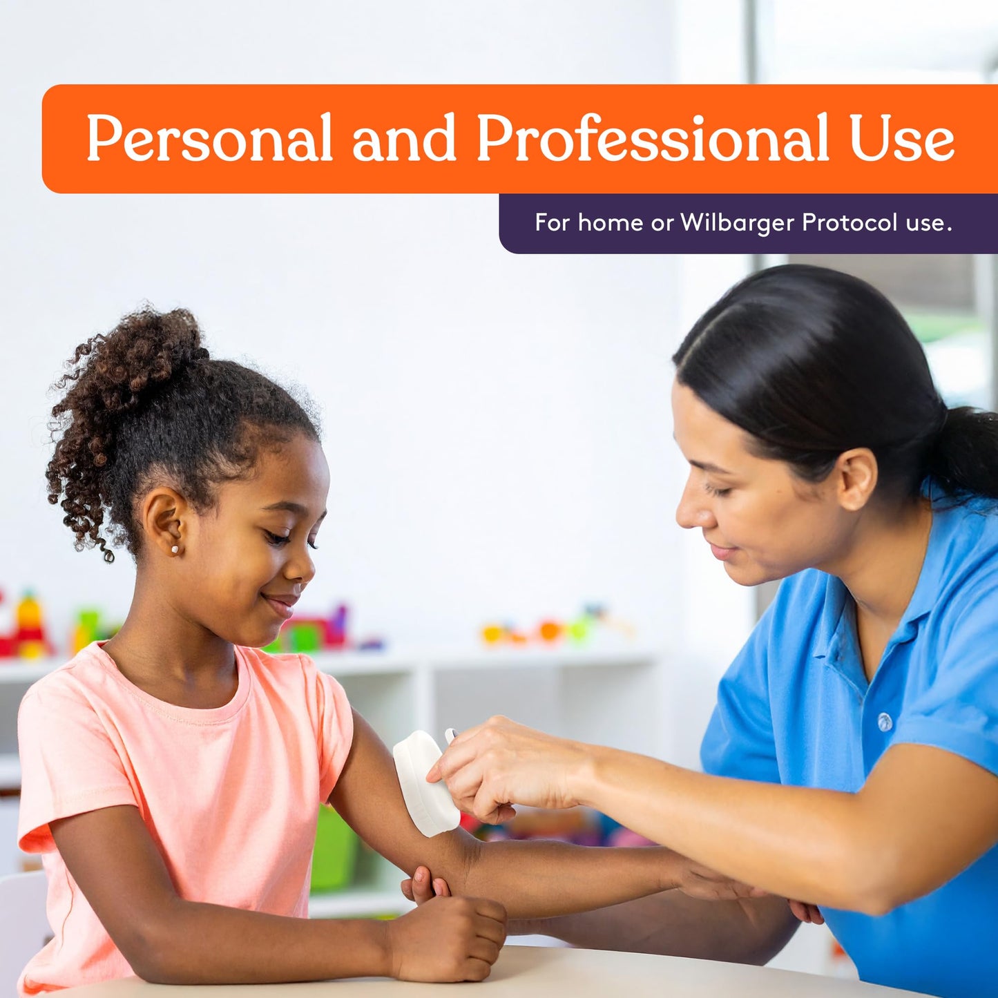 Special Supplies Sensory Brush Therapressure Therapy Brush for Occupational and Sensory Brushing, Stimulating, Calming Tools for Kids and Adults, Soft Flexible Bristles, Latex Free (3 Pack)