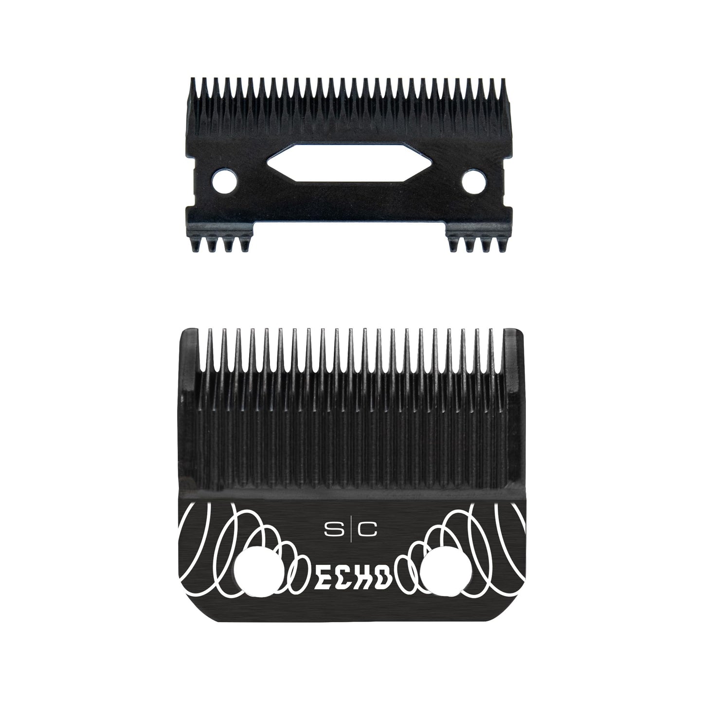 StyleCraft Replacement ECHO Fixed DLC Hair Clipper Blade with DLC Deep Tooth Cutter Set