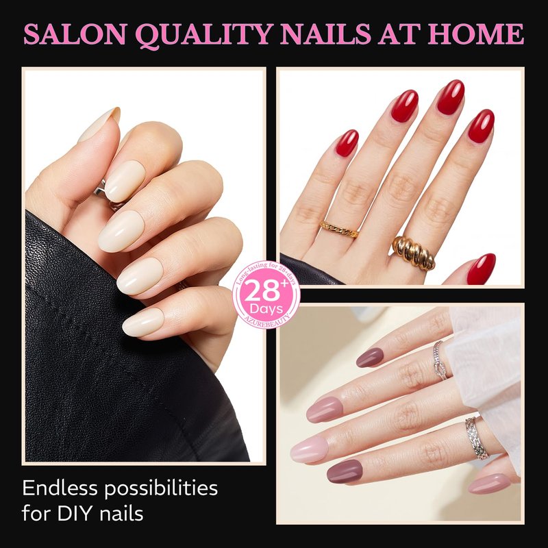 AZUREBEAUTY Short Oval Round Nail Tips, 600pcs Pre Etched Soft Gel Nail Tips 15Sizes Acrylic Fake Nails Half Matte Full Cover Clear Press On False Nail Extensions for DIY Manicure at Home