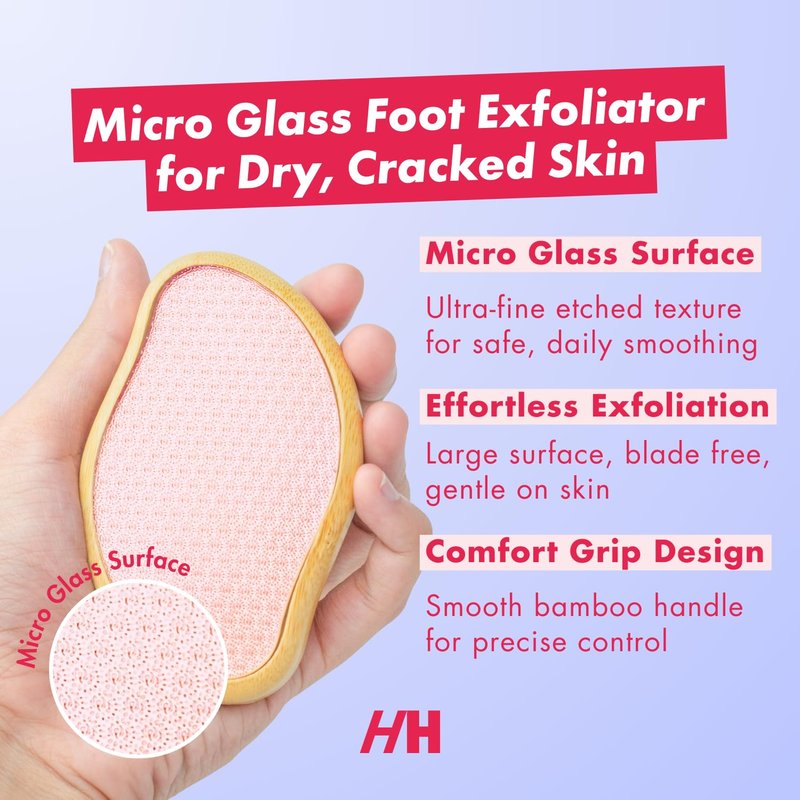 Handmade Heroes Exfoliating Foot Scrub – Smooths Dry, Rough Feet & Cracked Heels – Gentle Callus Care for Silky Soft Soles