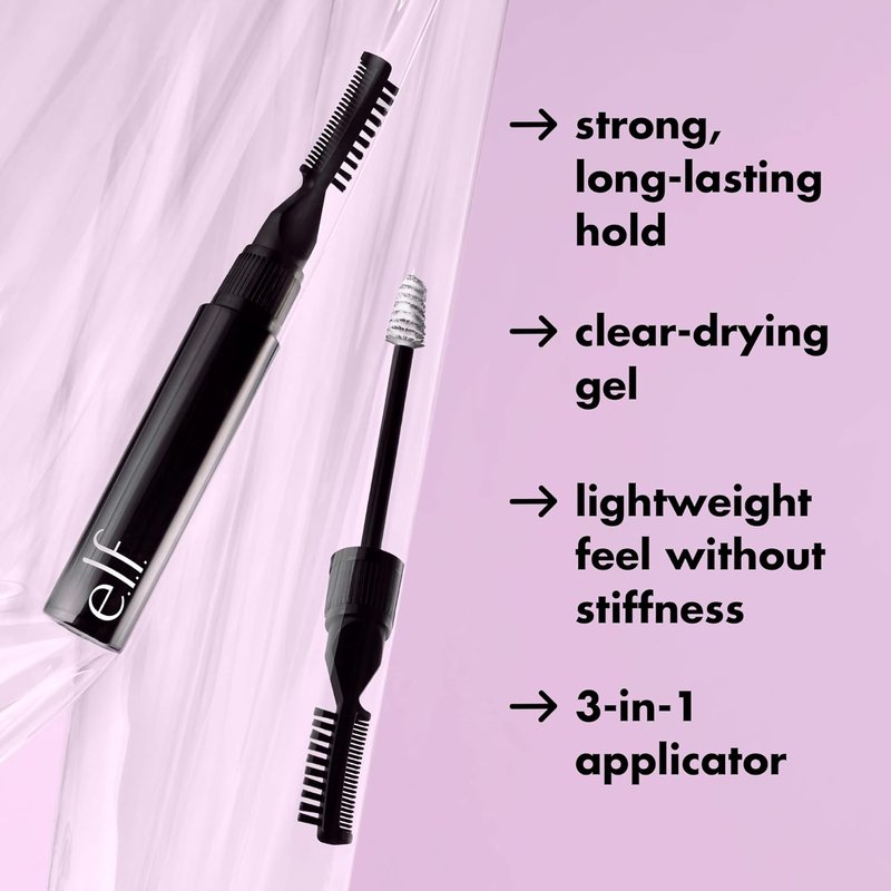 e.l.f. Brow Laminating Gel - Strong Hold, Clear-Drying & Water-Resistant | Vegan Brow Sculpting Gel