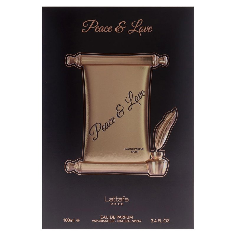 Lattafa Pride Peace & Love Unisex Eau de Parfum Spray - 3.4 oz | Long-Lasting Fragrance