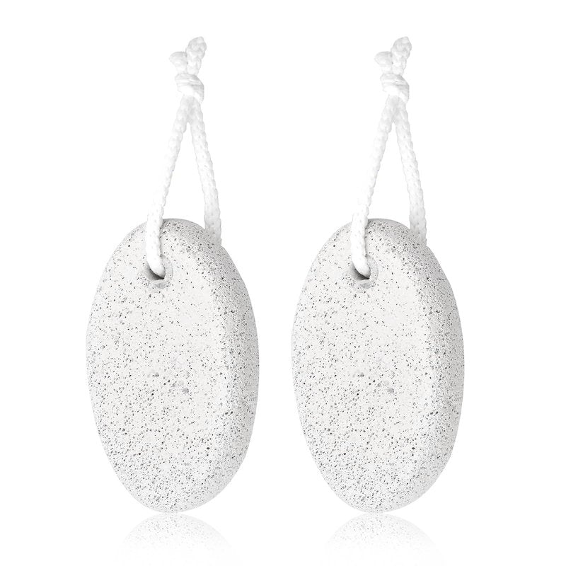 robwibw 2 Pack Foot Pumice Stone for Feet,Pumice Stone for Feet and Hands Pedicure Tools Hard Skin Callus Remover Pumice for Hanging in Shower