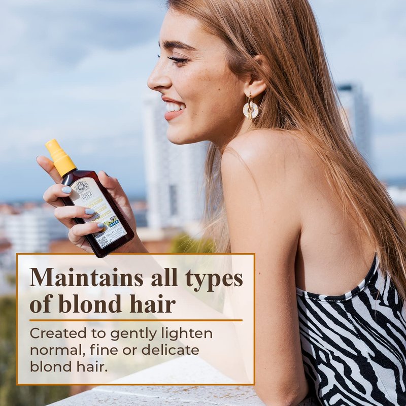 Natural Blonde Highlights Hair Lightener - Chamomile Extract Spray - 3.4 Oz
