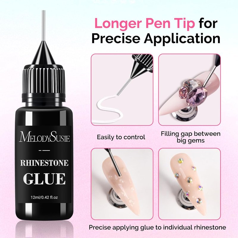 MelodySusie Handheld UV Nail Lamp - Cordless Gel X Dryer with LCD Display for DIY Nail Art