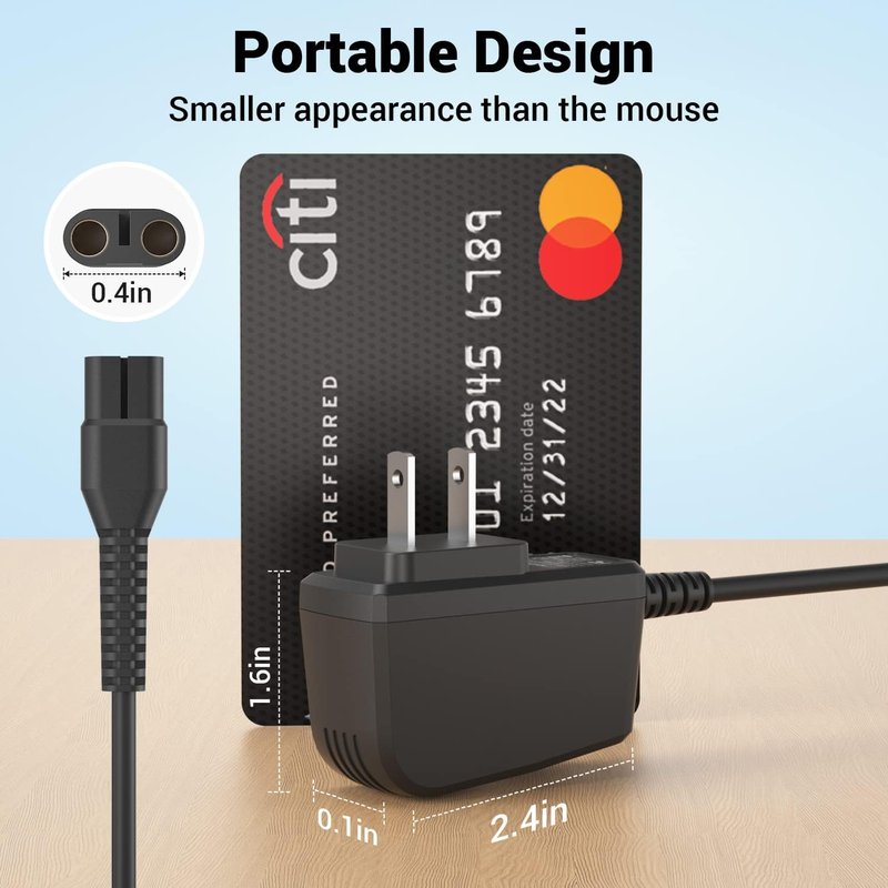 CGGXJP 4.3V Charger Compatible with Philips Norelco One Blade Old Model A00390 QP2520 MG3740 QP2521 QP2522 QP2515 MG5700 MG3720 Electric Shaver Replacement Power Cord