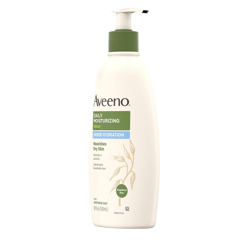 Aveeno Sheer Hydration Daily Moisturizing Lotion - Lightweight, Fast-Absorbing Formula for Dry Skin | 18 fl. oz